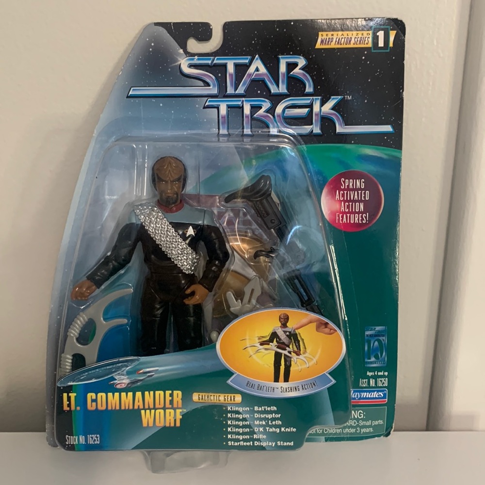 Star Trek Lt. Commander Worf action figure